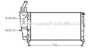 AVA QUALITY COOLING FT2200 Radiator, engine cooling